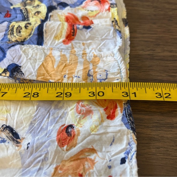 Vintage Jams World Blue and Orange Thailand Eastern Abstract Shirt XL - Picture 9 of 9